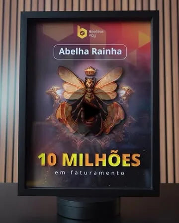 Capa do reel: placa Abelha Rainha, 10 milhões em faturamento